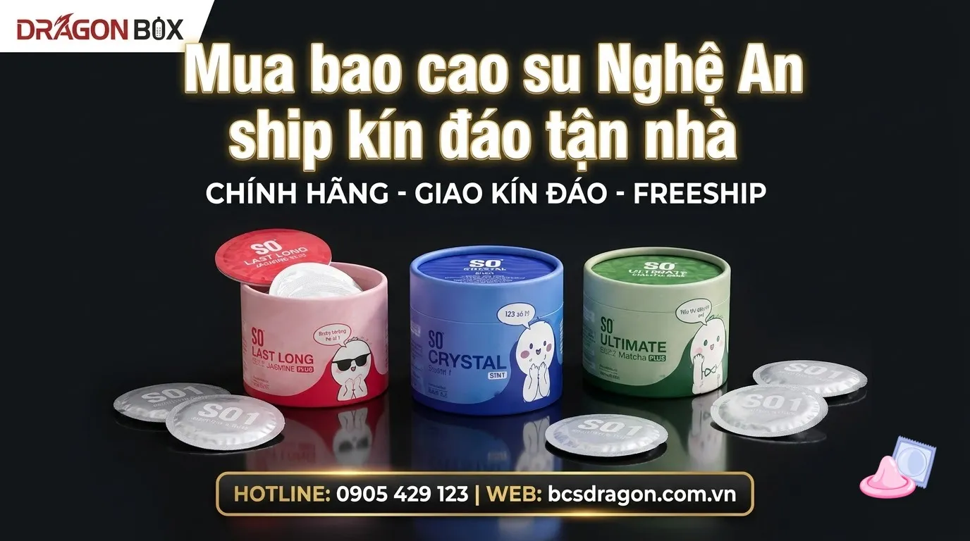 Mua bao cao su Nghệ An ship kín đáo tận nhà