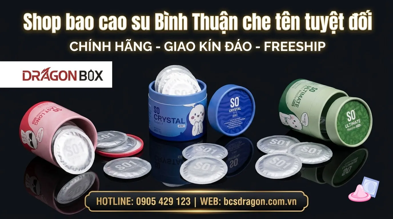 Shop bao cao su Bình Thuận che tên tuyệt đối