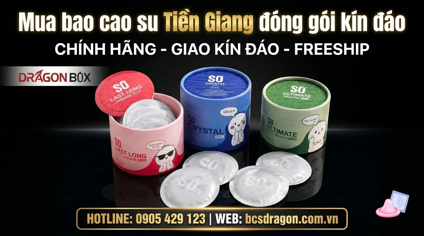 Mua bao cao su Tiền Giang đóng gói kín đáo