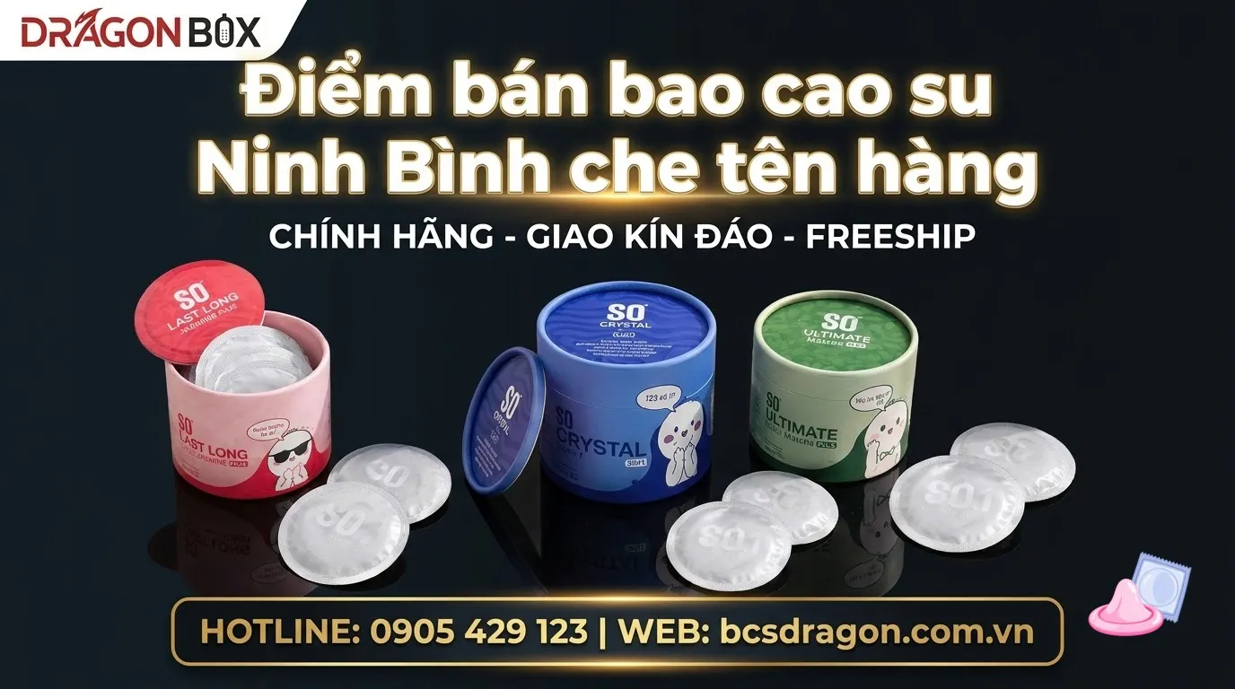 Điểm bán bao cao su Ninh Bình che tên hàng